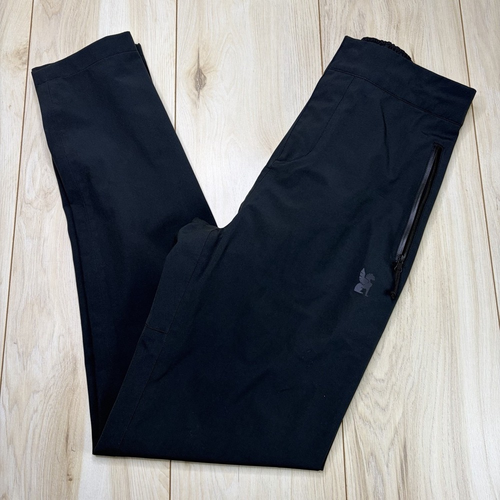 Chrome Industries Rain Pants Mens Large Slim Black Storm Commuter DWR